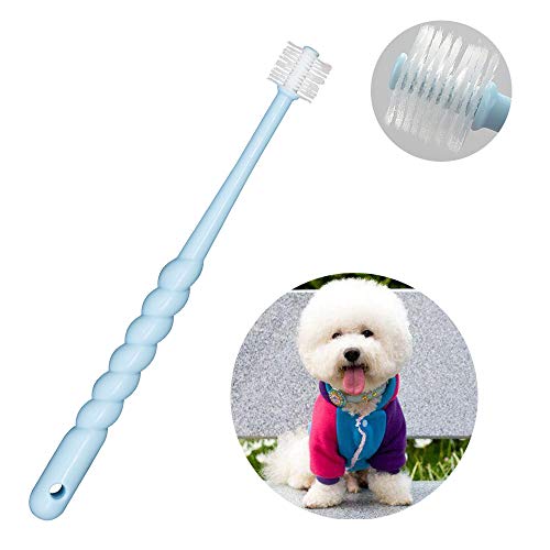 VTurboWay 360-Degree Pet Toothbrush for Puppy, Small Dog and Cat, Colors May Vary by VTurboWay - Image 2