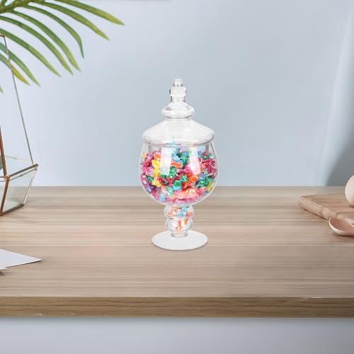 Tarro almacenamiento seguro dulces vidrio galletas CRAFTHROU cocina restaurantes 5