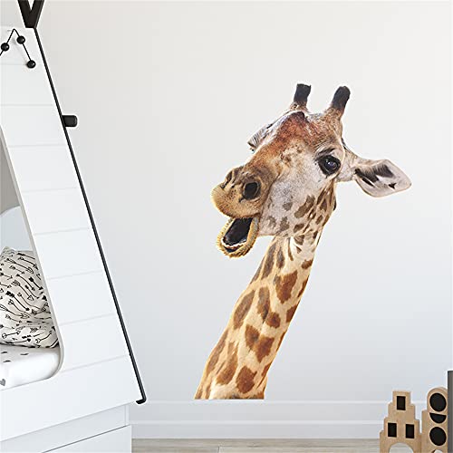Vinilo decorativo jirafa removible para pared B miniatura 3