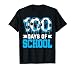 100 Days of School Soccer Drip 100th Day of School Boys Kids T-Shirt