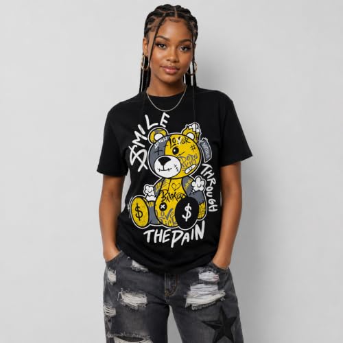 Image of DopeSkill Graphic Tee Streetwear Hip Hop Hypebeast Street Style Unisex T-Shirt Sneaker Colour Matching Shirts Cute Graphic