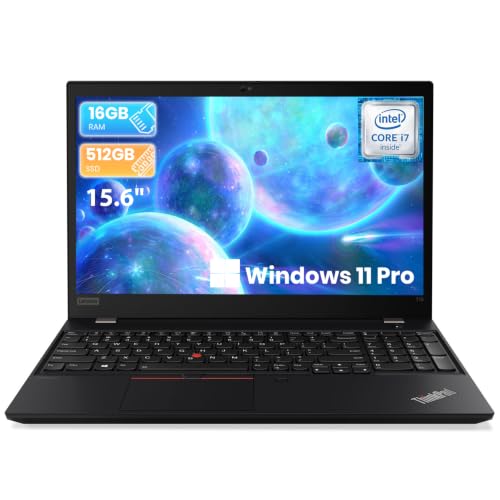 Lenovo ThinkPad T15 Gen 2 15.6" FHD(1920 x 1080) 300 Nits IPS Anti-Glare, i7-1165G7,16GB RAM, 512GB NVMe SSD, Backlit KYB, Fingerprint Reader, Windows 11 Pro (Renewed)