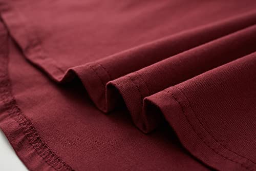 Image of KLIEGOU Men's 100% Cotton Longline T-Shirt, Pre-Shrunk Soft