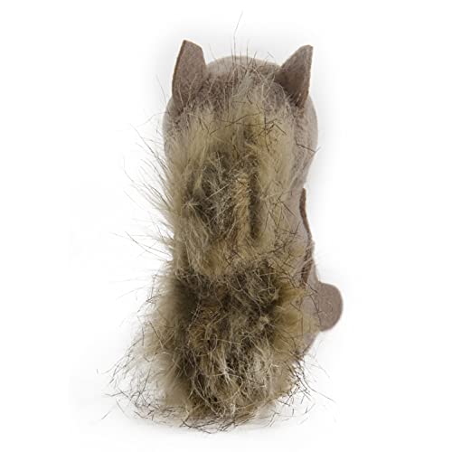 Petlinks Plush Player Squirrel Refillable Plush Cat Toy With Catnip Tube - Gray/Blue, One Size #TOP6