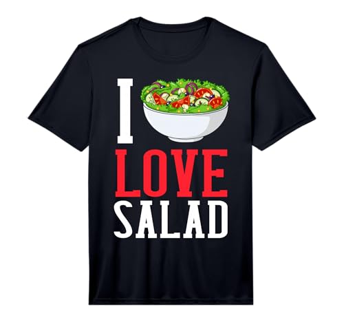 I Love Salad Vegan Gift Dressing Bowl Performance T-Shirt