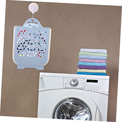 Panier à linge mural et pliable pour optimiser votre salle de bain - 2