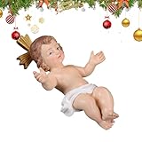 Générique Jesus Figure Figure Esser | Exquisite Appearance Resin Nativity Skulptur, Jesus Christus in Essen, Figuren Nativity Scene | Versatile Enhanced Aesthetic for Birthday