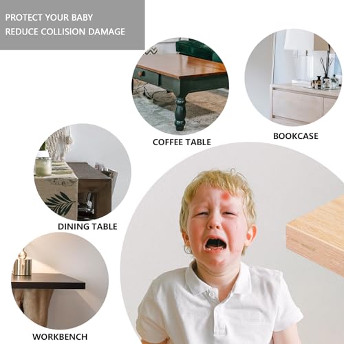 Image of Baby proofing Corner Guards L (12pcs) - Clear Table Corner Protectors and Bumpers for Complete Corner & Edge Safety!