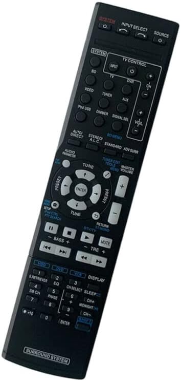 Replacement Remote Control Replace for TV/Audio/Projector for Pioneer S-DV595T SX-SWR2 HTP-610 HTP-710 AV Receiver