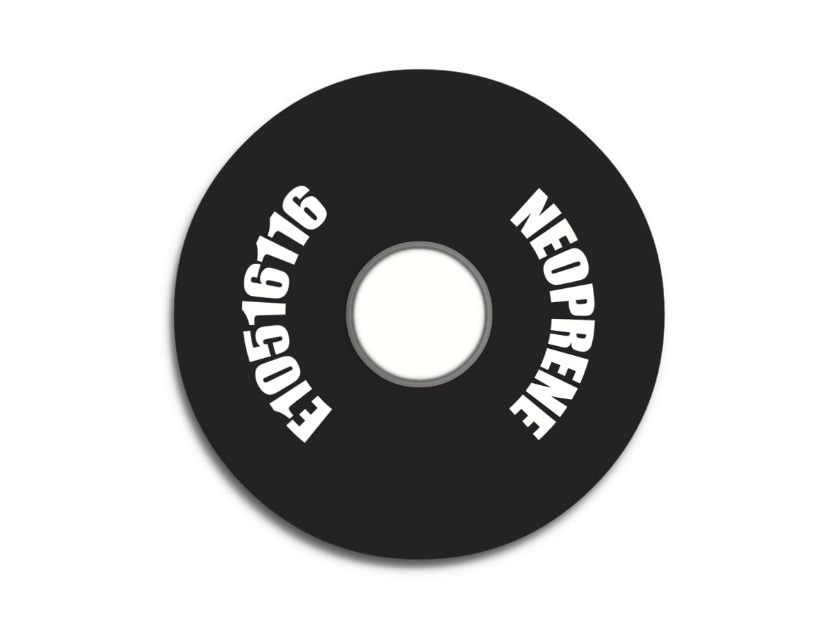 Neoprene Rubber Washers - 1 OD x 5/16 ID x 1/16 Thickness - 60 Duro Primal23 Industrial Endeavor Series Rubber Washers (25)