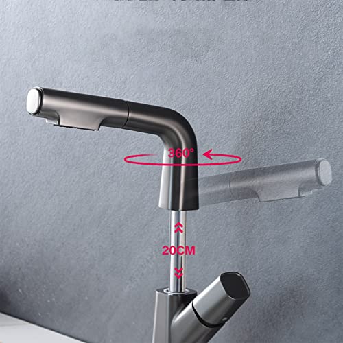 Grifo de lavabo de tipo elevador ideal para lavarse el pelo 5