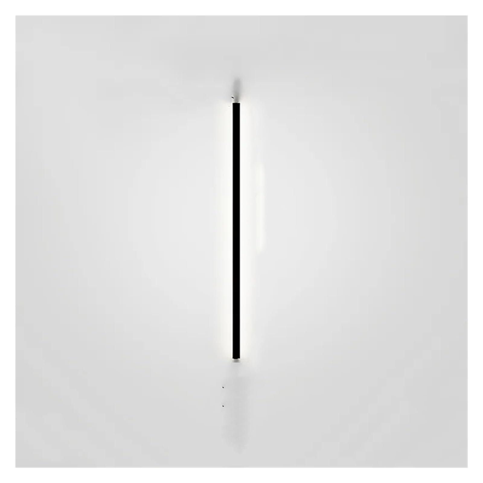 HCZKIUJY Wall lamp, Wall Lamp Bedroom Bedside Scandinavian Decorative Lamps Lines Minimalist Long Black Background Room(Black L100cm-Neutral light)