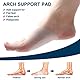 Arch Support Gel Pads für Plantarfasziitis, flache Füße, weiche Gelpads Ärmel für Plantar Fasciitis Unterstützung und Flat Foot Support, gefallene Bögen, Fersensporn, Schmerzlinderung