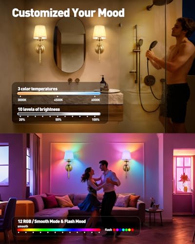 Image of 10000mAh Battery Operated Wall Sconce Set of 2,Rechargeable Wall Sconces set of Two,Vintage Gold Sconces Wall Decor,Wireless Wall Lamp,Cordless Wall Lights Living Room Bedroom (Not Peel and Stick on)