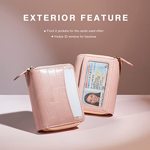 Vulkitty Ladies Wallet Elegant Rfid Blocking Leather Card Holder Wallet For Women Womens Slim Wallet Holds Up To 14 Cards & Cash #TOP1