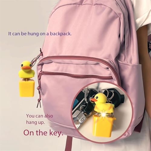 Image of Quackey Fidget Toy That Quacks Quacking Duck Fidget Toy Keychain Stress Reliever Squeaky Anxiety Stress Relief Toy Duck Keyboard Keycaps That Quack Button Fidget Key Board Clicker Sensory Toys