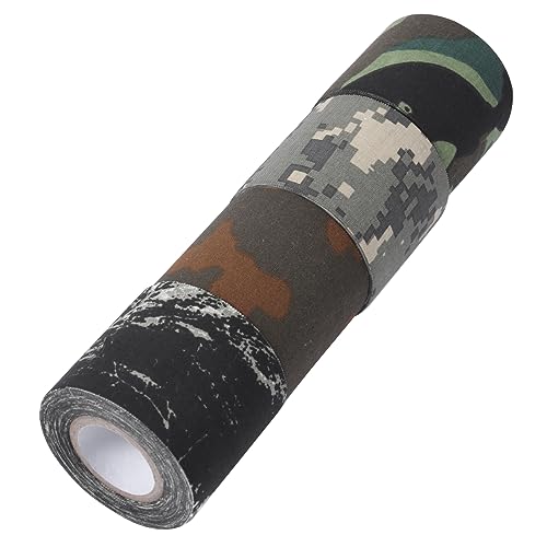 Ruban adhésif camouflage imperméable et extensible pour bandage d'urgence
