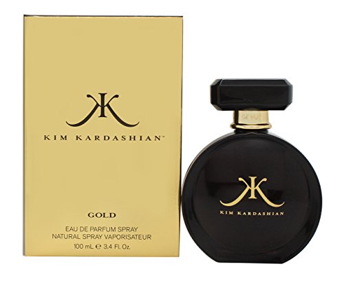 Kim Kardashian Gold by Kim Kardashian Eau De Parfum Spray 3.4 oz for Women - 100% Authentic
