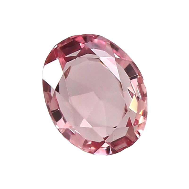 Saphir naturel Padparadscha de forme ovale rare pour la création de haute joaillerie unique
