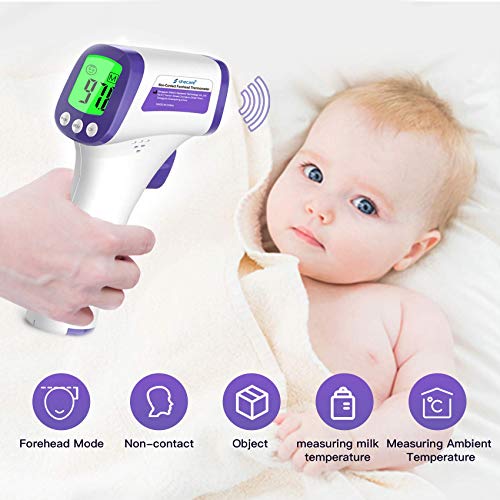 Shecare Touchless Infrared Forehead Thermometer Non-Contact Forehead Thermometer For Adults And Kids Medical Thermometer Touchless For Baby Fever Thermometer Digital Forehead Thermometer #TOP2