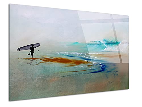 DECLINA - Cuadro decorativo de pared, pintura retro bertoche, reproducción sobre plexiglás impresa, cuadro Plexiglás, impresión sobre cristal acrílico