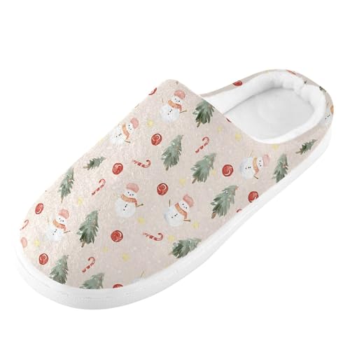 Fuzzy Memory Foam Slippers for Women/Men (name) Fluffy Winter House Shoes Indoor and Outdoor