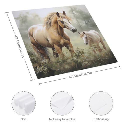 Servilletas de Tela Cuadradas 47.5x47.5 cm Pack x4 miniatura 2