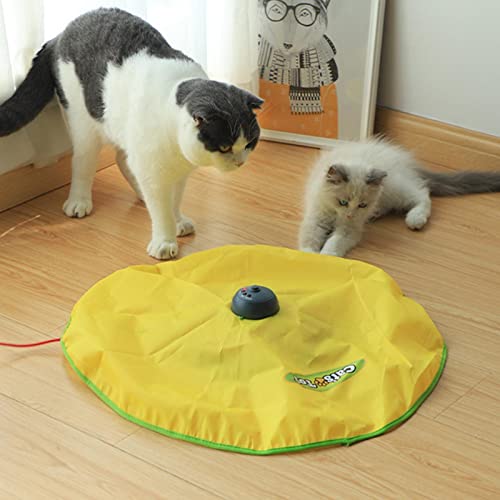 Brinquedo de gato automático,Brinquedo de gato engraçado para perseguição de gatos de interior - Peg