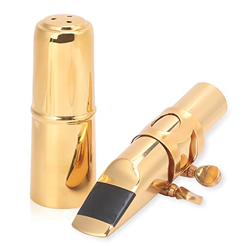 Restokki Saxophone Mouthpiece Brass Alto Musical Instrument Accessories for Professionals Beginners