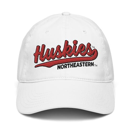 Gorra Northeastern Huskies blanca ajustable oficial miniatura 2