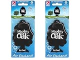 LONG LASTING; This premium air freshener car perfume card is designed to keep your vehicle smelling fresh for hours; The scent of Mighty Oaks Ice Cool Fragrance hanging air freshener is powerful yet balanced, ensuring it lasts without overwhelming yo...