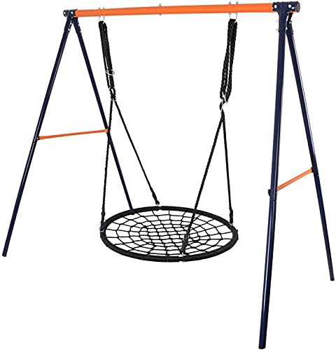 JupiterForce Metal Swing Frame Outdoor Swing Porch Stand for Swing Seat/Hammcks, Load 220lbs