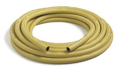Mine Spray Hose, 1 In ID x 50 Ft, Yellow