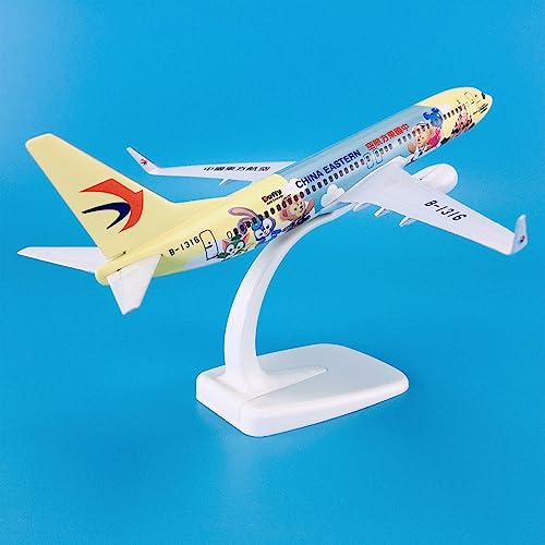 Modelo Boeing B737-800 a escala 1:200 réplica de avión de China Eastern de 20cm 4