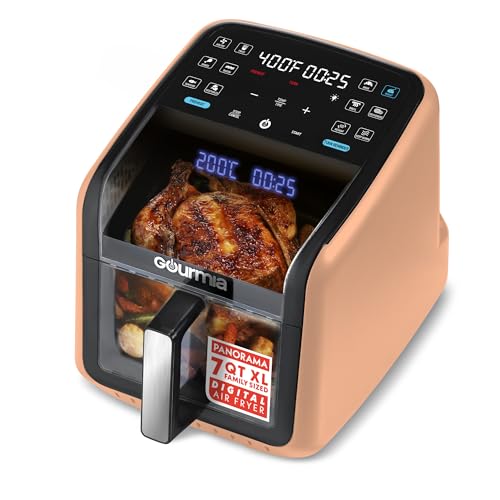 Gourmia 7 QT Peach Air Fryer