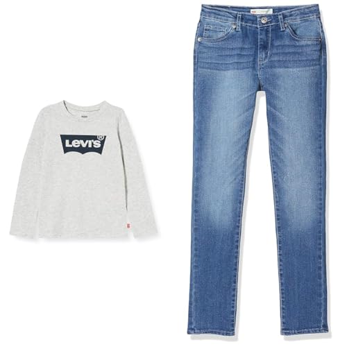 Conjunto de ropa infantil Levi's Kids con vaqueros skinny 711 y camiseta de niña