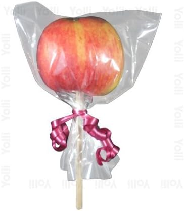 x100 (5.25 inch X 8inch) Toffee Apple Bags by Loypack