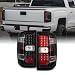 For 2014 2015-2018 Chevy Silverado | GMC Sierra LH & RH Black Replacement LED Tail Lights Tail Lamps Pair Set
