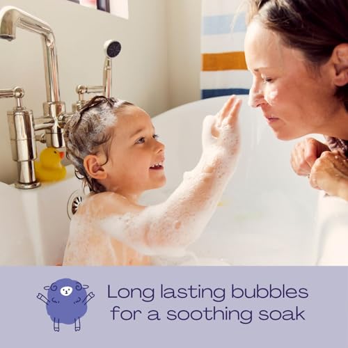 Image of Hello Bello Ultra-Hydrating Baby Bubble Bath, Soft Lavender Scented, Tear Free & Safe for Sensitive Skin, 10oz Bottle