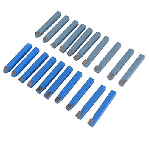 20 piezas punta de carburo metal para torno 1/4 pulg