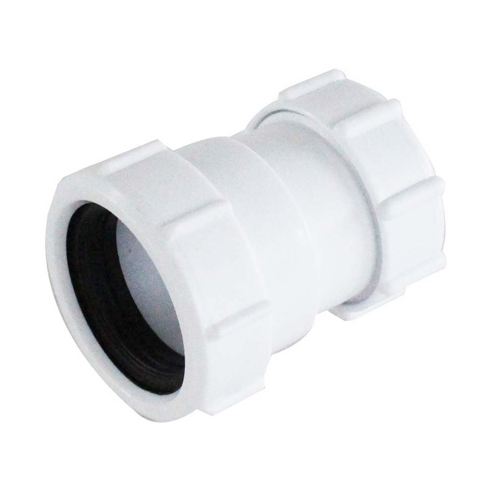 Hatoolha Women's White Pipe Extension Connector Reducer 40Mm To 32Mm Suitable Drain Waste Trap Adapter For Kitchen Sinks, Baths
