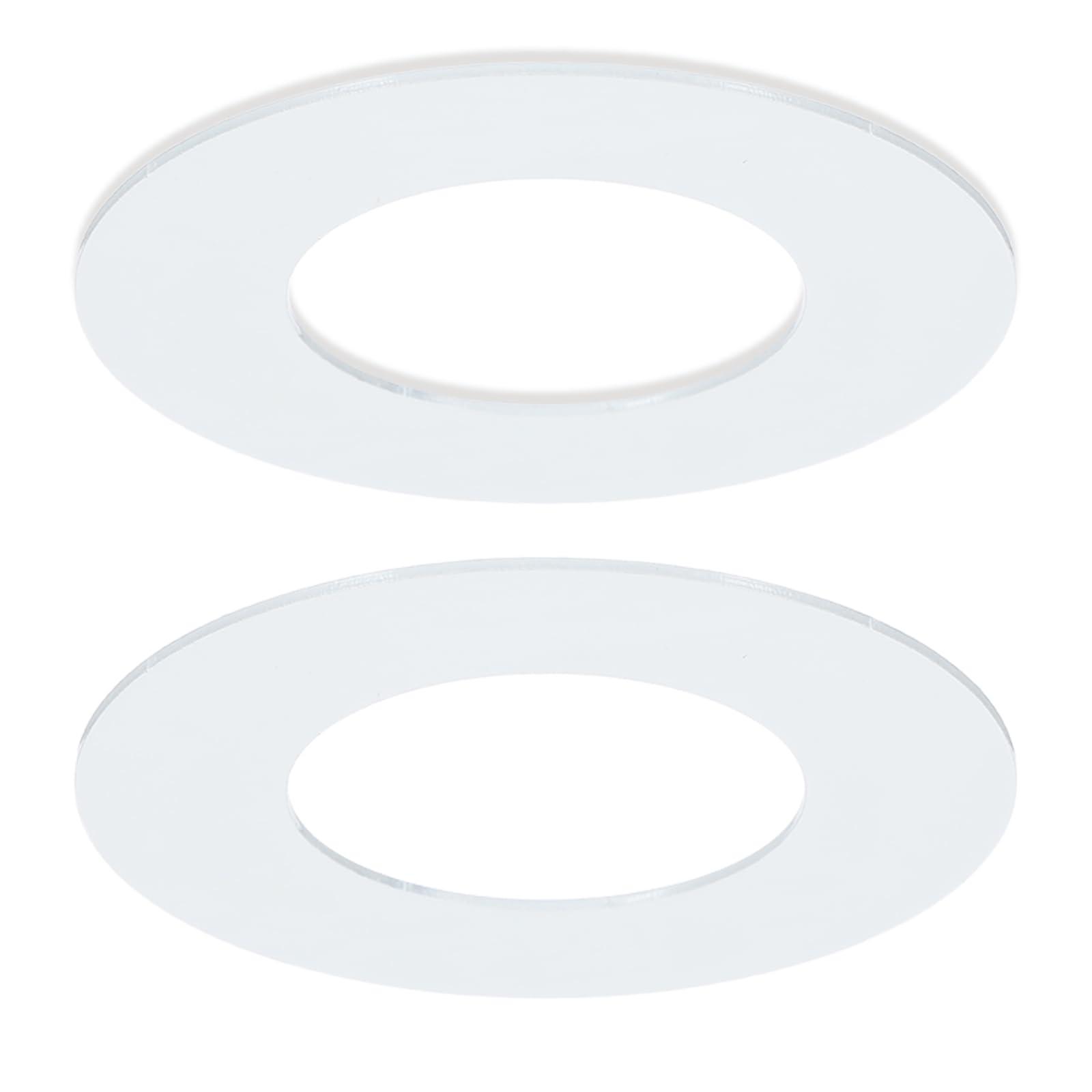 VIAPUICE Recessed Light Trim Ring 2.6" OD 1.4" ID Light Goof 2Pcs White