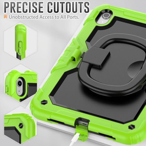 Coque iPad 11 2025 A16 antichoc étui de protection écran poignée rotative
