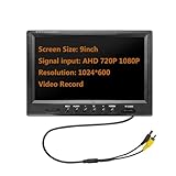 9 Zoll Ultra HD LCD Bildschirm für Kanalisation Inspektionskamera, 8 GB DVR Monitor Zubehör für industrielle Rohrabläufe Endoskopkamera Set