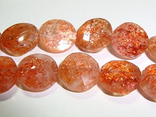Pierre de soleil pour fabriquer un bracelet bohème chic LKBEADS aux nuances de feu