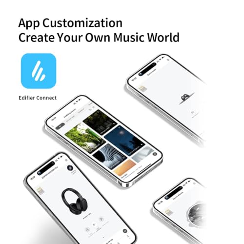 Image of Edifier W820NB Plus Over-Ear Active Noise Cancelling Headphones, Clear Calls with Deep Noise Reduction,Bluetooth Headphones with LDAC for Hi Res Wireless Audio Comfortable Fit,Bluetooth 5.2 (Ivory)