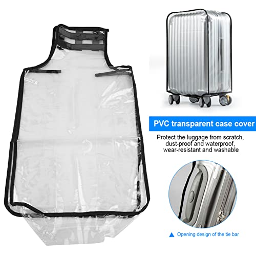 FTVOGUE 22in / 26in / 28in / 30in PVC Transparent Luggage Suitcase Cover Trolley Case Protector(28in)2