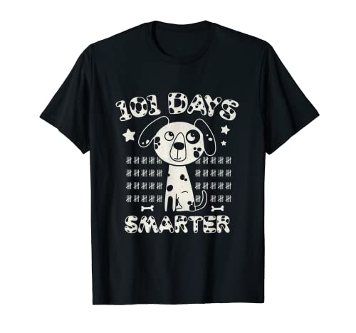 Cachorro Dálmata 101 Días Más Inteligente Los 101 Días De Escuela Camiseta
