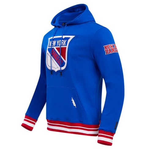 Image of Pro Standard Men's NHL Retro Classics Brushed Back French Terry Pull Over Hoodie