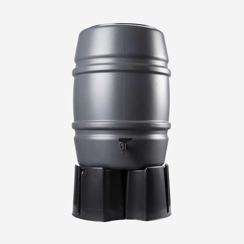 Harcostar 168 Litre Grey Water Butt Kit With Stand and Diverter included